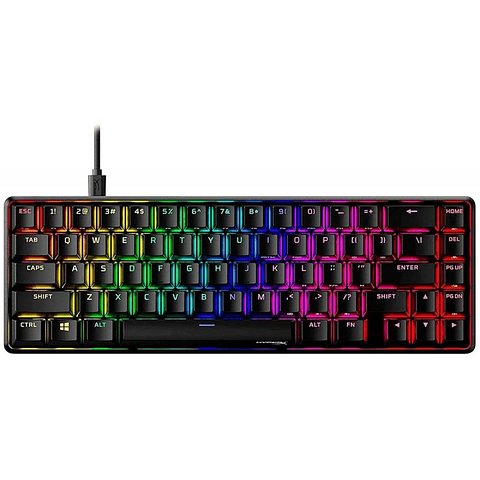 Teclado Gamer HyperX Alloy Origins 65% switch Aqua