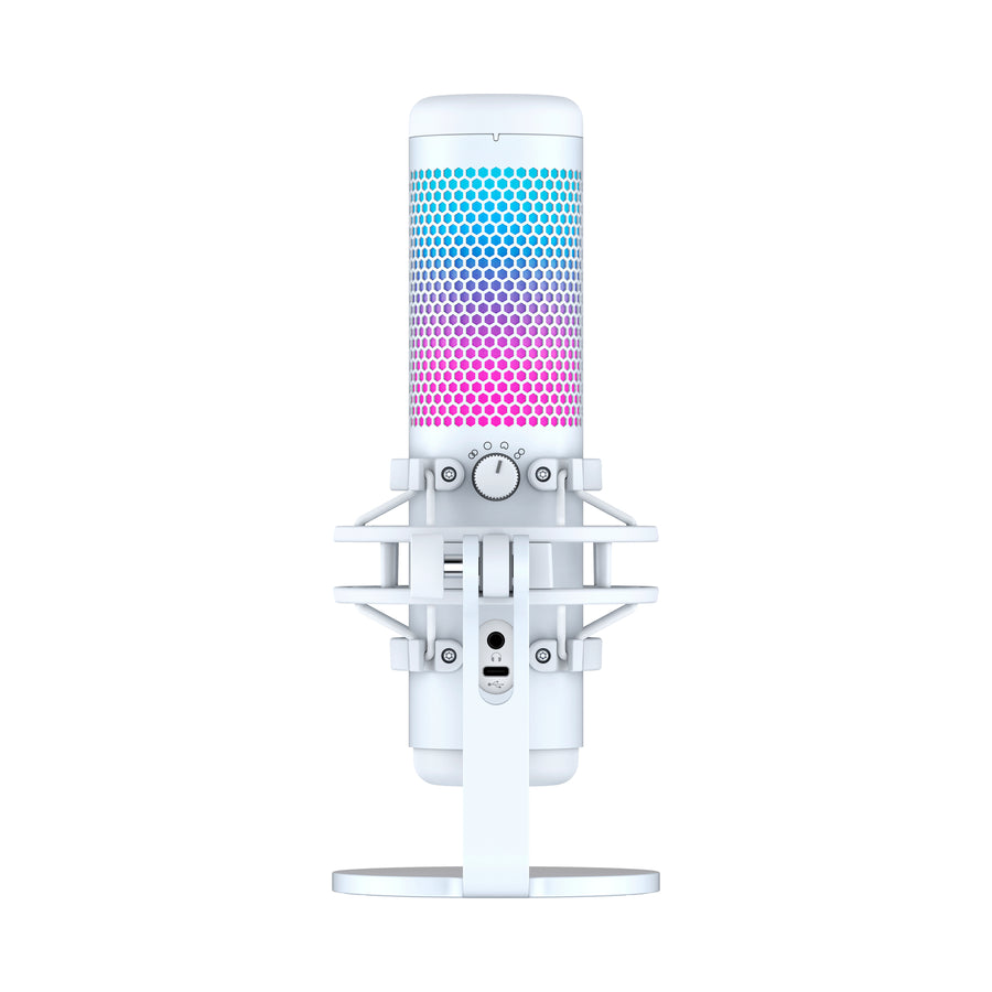 Micrófono HyperX Quadcast S RGB White  3