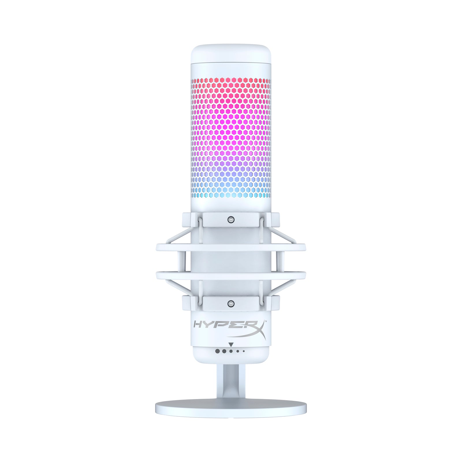 Micrófono HyperX Quadcast S RGB White  1