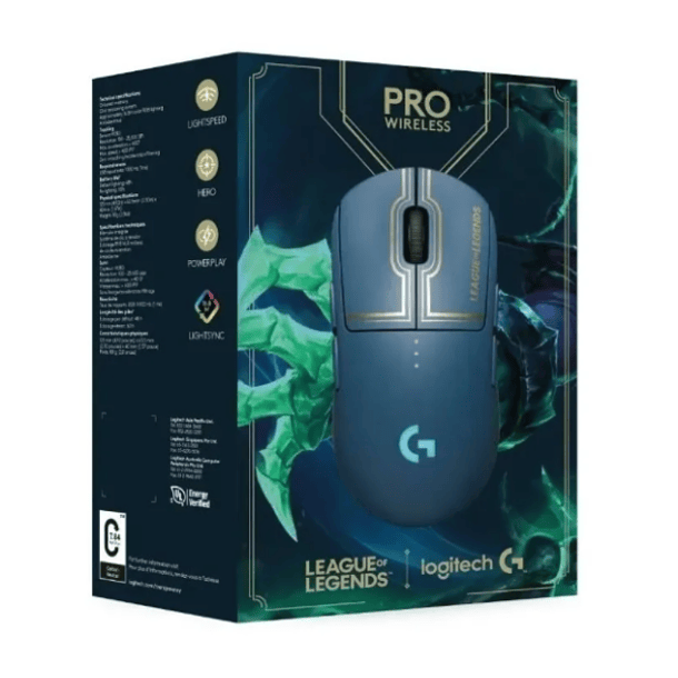 Mouse Gamer Logitech inalámbrico G Pro edición League of Legends 6