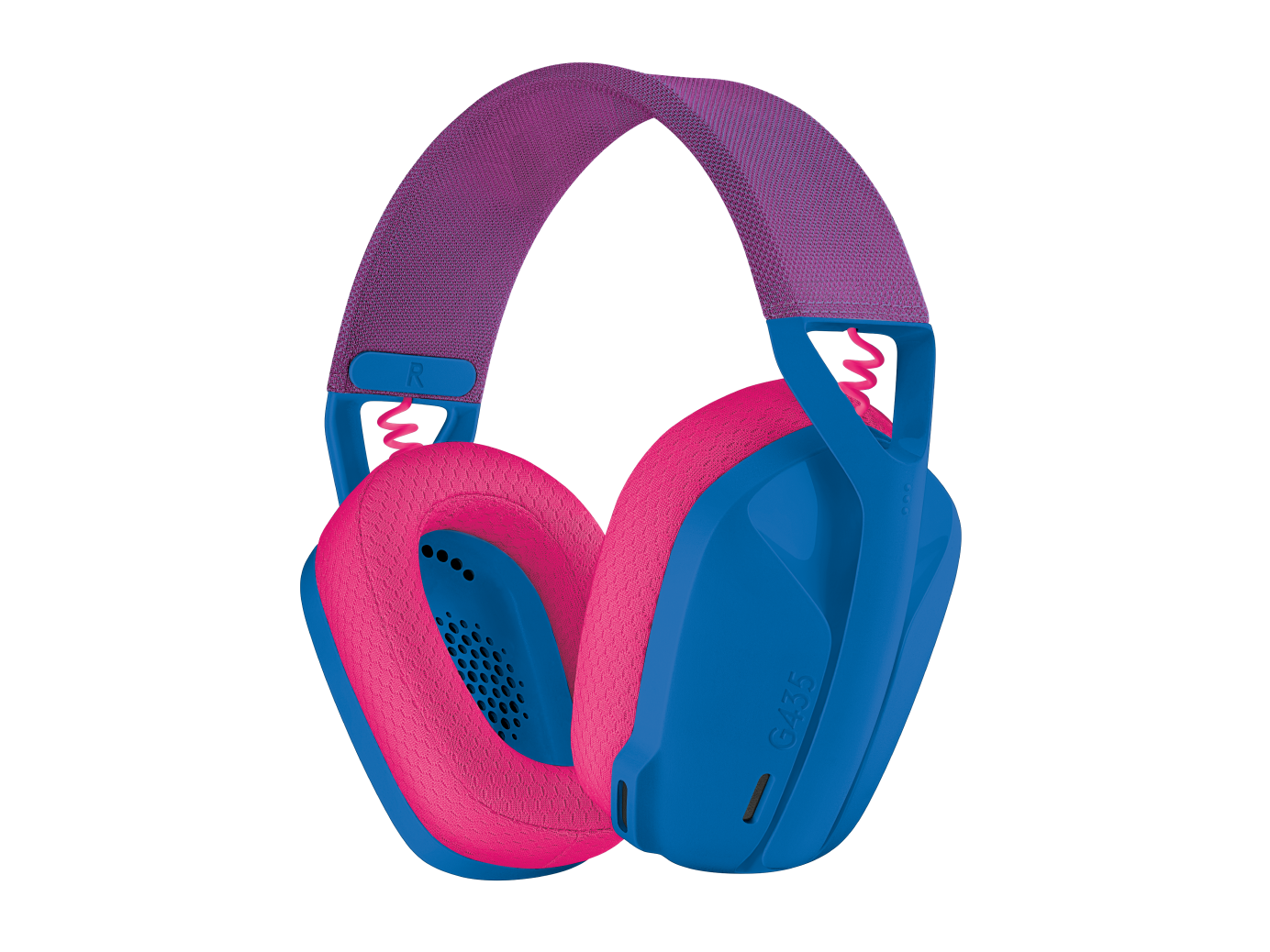 Audífono Gamer Logitech G435 Blue/Raspberry  1