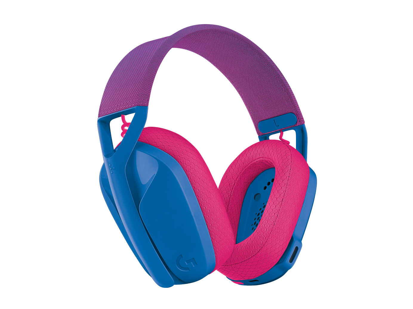 Audífono Gamer Logitech G435 Blue/Raspberry  3