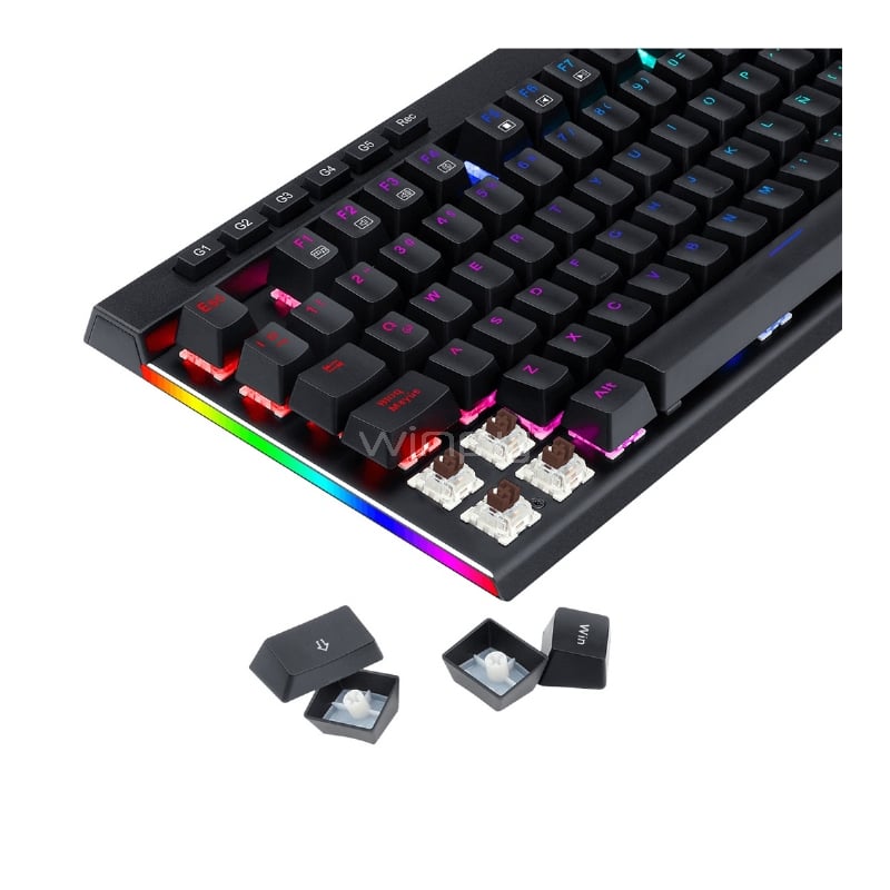 Teclado Gamer Redragon VATA PRO k580 rgb sw brown optico sp 4