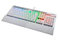 Teclado Gamer Redragon mecánico K550RGB Yama White SW Purple  - Miniatura 2