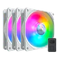 Refrigeracion CoolerMaster SickleFlow 120ARG pack de 3 blanco - Miniatura 1