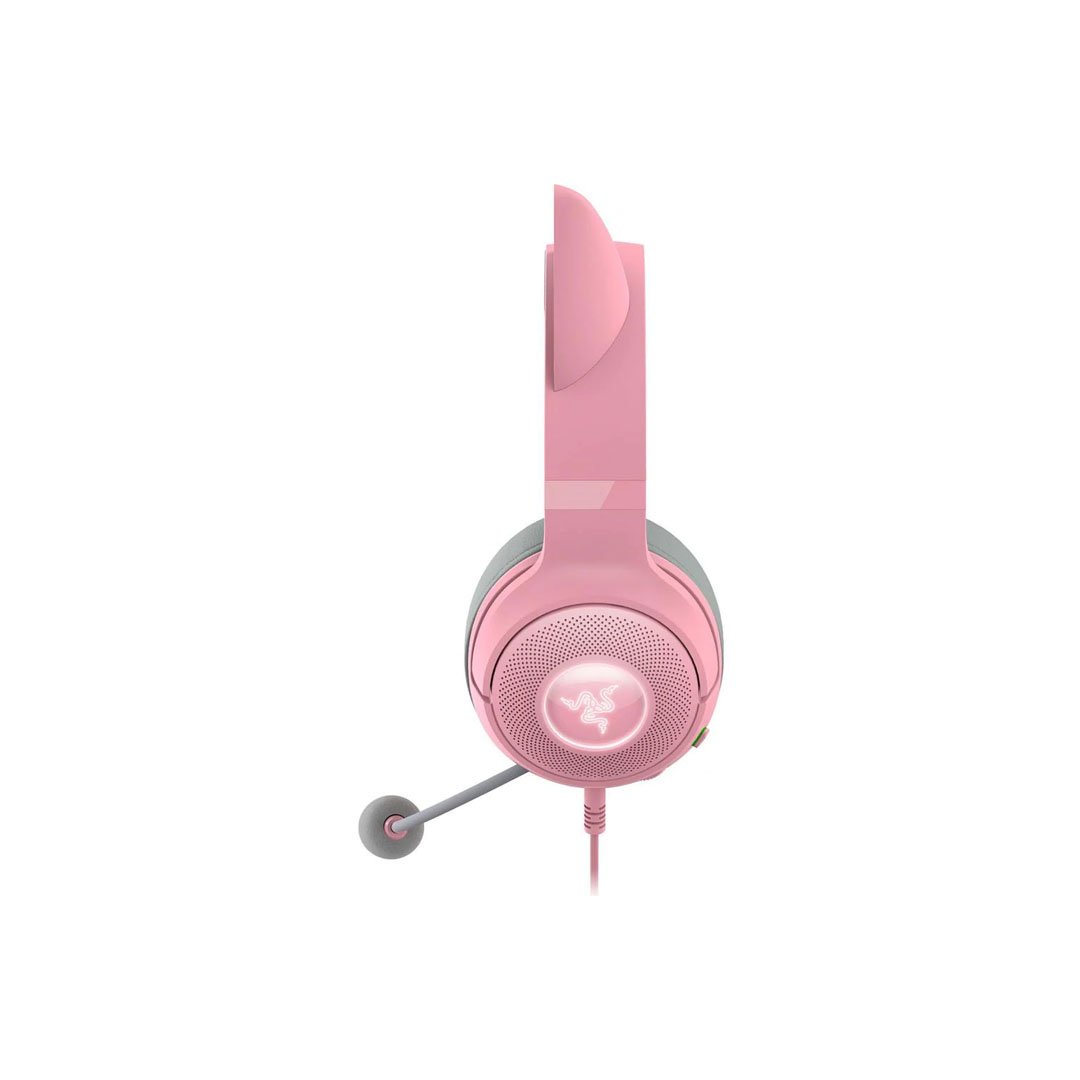 Audífono Gamer Razer KRAKEN KITTY V2 USB QUARTZ  3