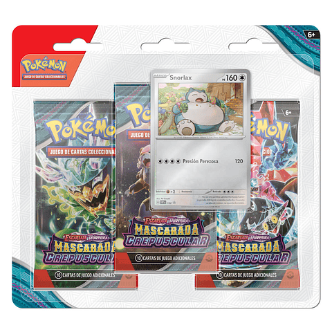 Cartas Pokémon Twilight Masquerade 3 Pack Blister 