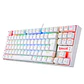 Teclado Gamer Redragon Kumara K552 SP Blue White  - Miniatura 3