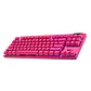 Teclado Gamer Logitech PRO X TKL Lightspeed Magenta  - Miniatura 2