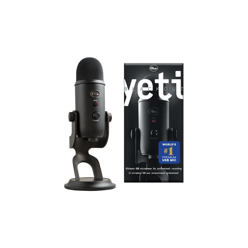 Micrófono Yeti Blackout  6