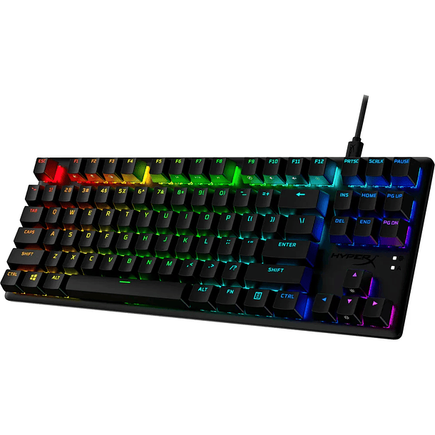 Teclado Gamer HyperX Alloy Origins Core PBT AQUA  2