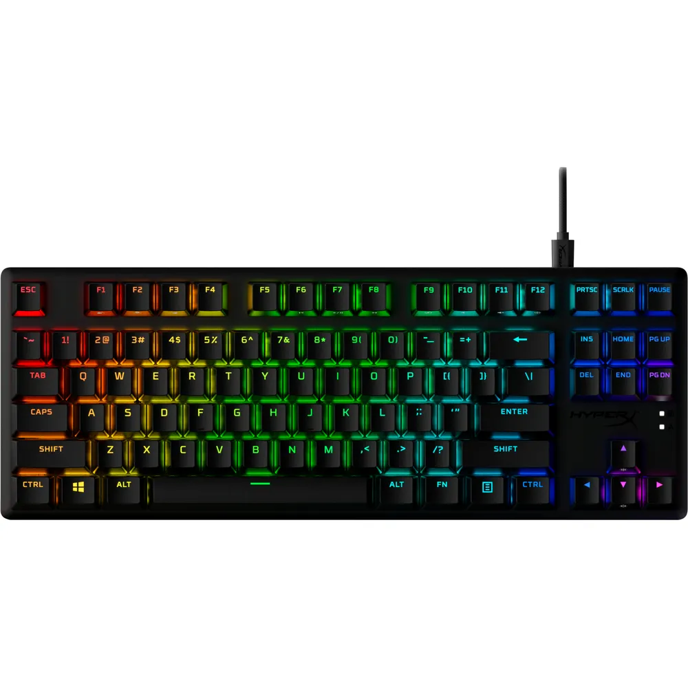 Teclado Gamer HyperX Alloy Origins Core PBT AQUA  1