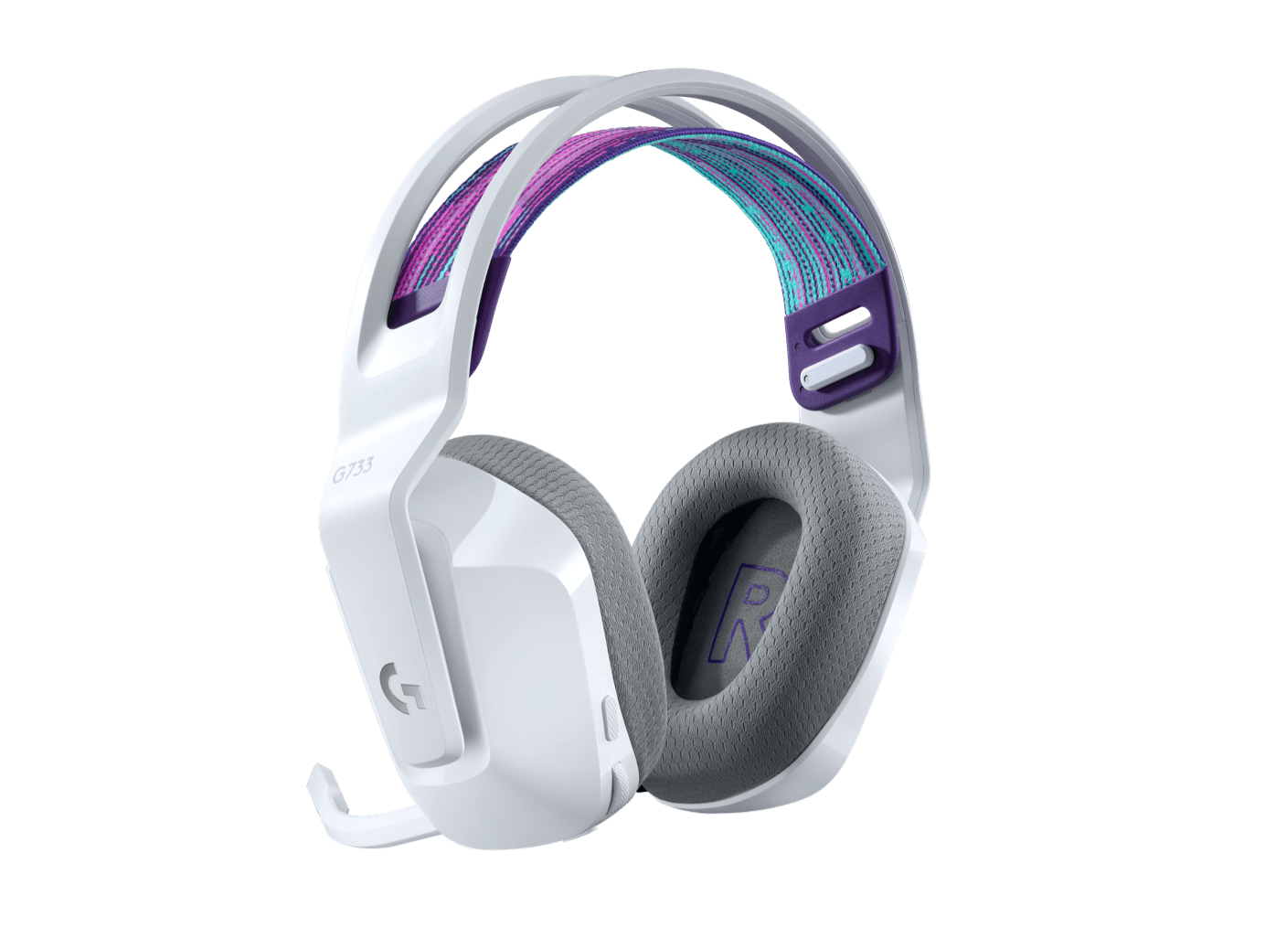 Audífono Gamer Logitech G733 Lightspeed Wireless Blanco 3