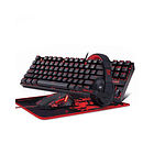 Bundle Redragon 4 en 1 Pack K552RGB-SP+M601+H120+P001 SP  1