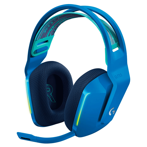 HEADSET G733 LIGHTSPEED WIRELESS RGB AZUL 1