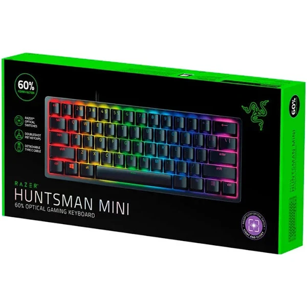 Teclado Gamer Razer HUNTSMAN MINI Black red ingles  4