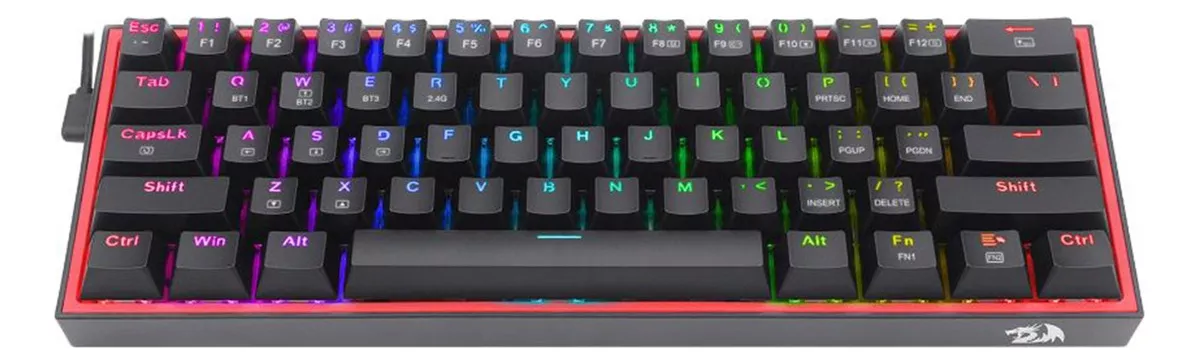 Teclado Redragon Fizz Pro Black Wireless 2