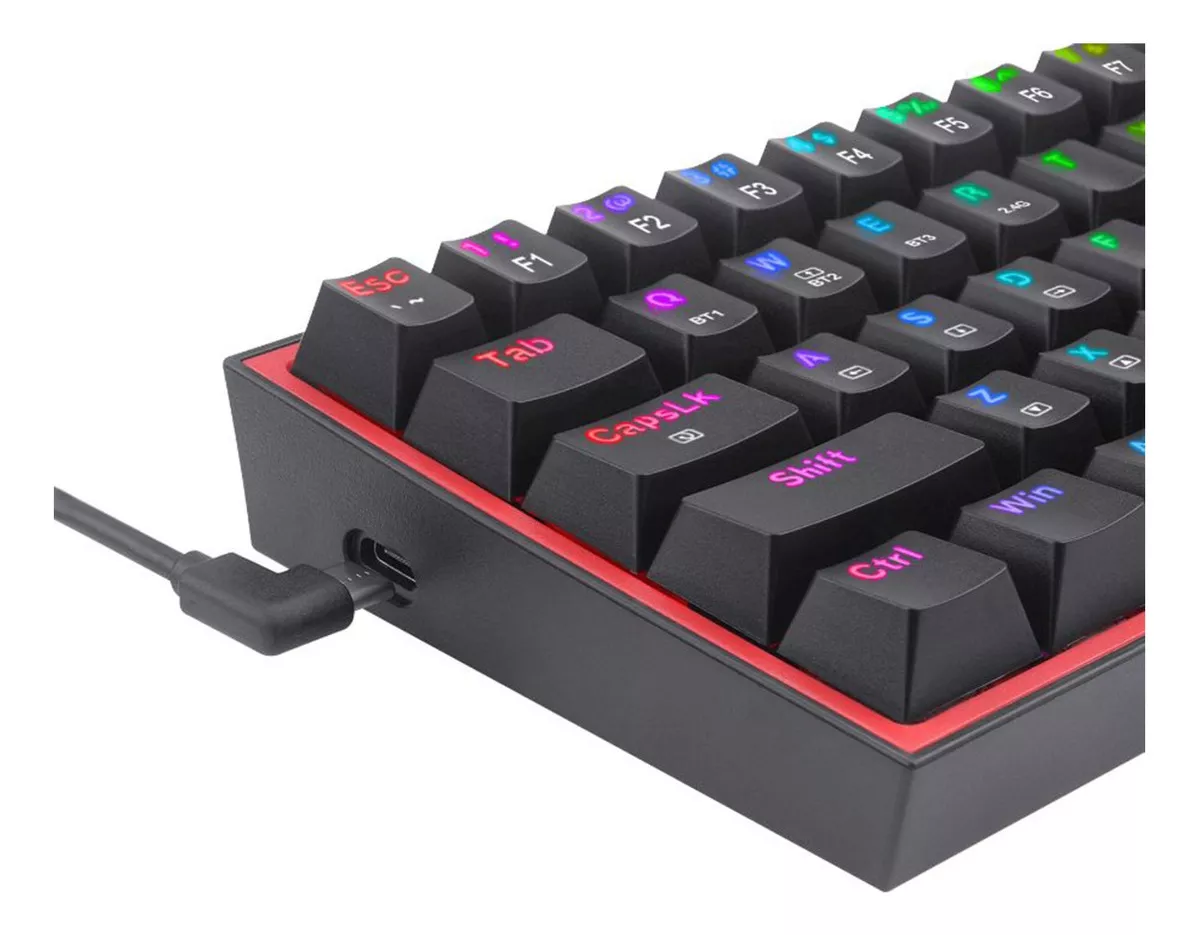Teclado Redragon Fizz Pro Black Wireless 4