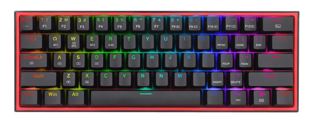 Teclado Redragon Fizz Pro Black Wireless 1