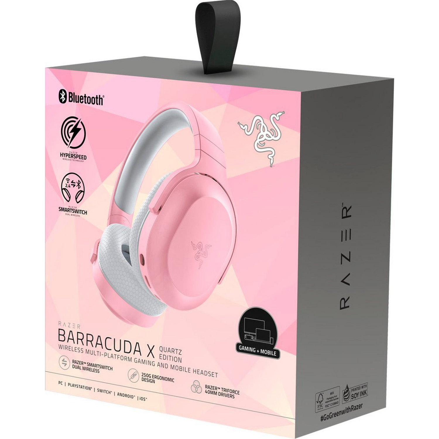 Audífono Gamer Razer Barracuda X Quartz (Version 2022) 4