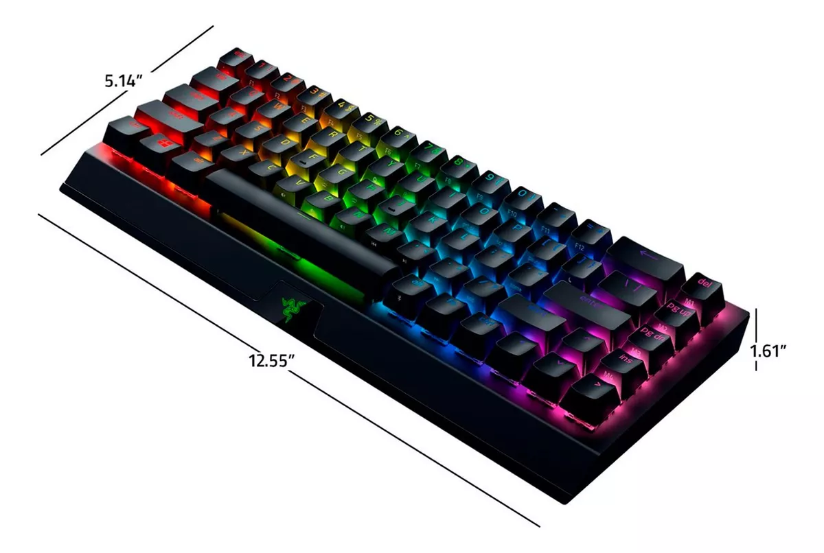 Teclado Gamer Razer Blackwidow V3 Mini Phantom Sw Yellow EN 4