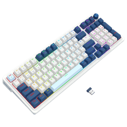 Teclado Gamer Redragon EISA White/Black 4
