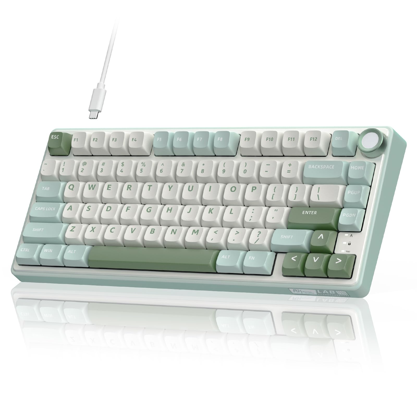 Teclado Gamer Royal Kludge R75 SkyCyan 3