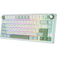 Teclado Gamer Royal Kludge R75 SkyCyan - Miniatura 2