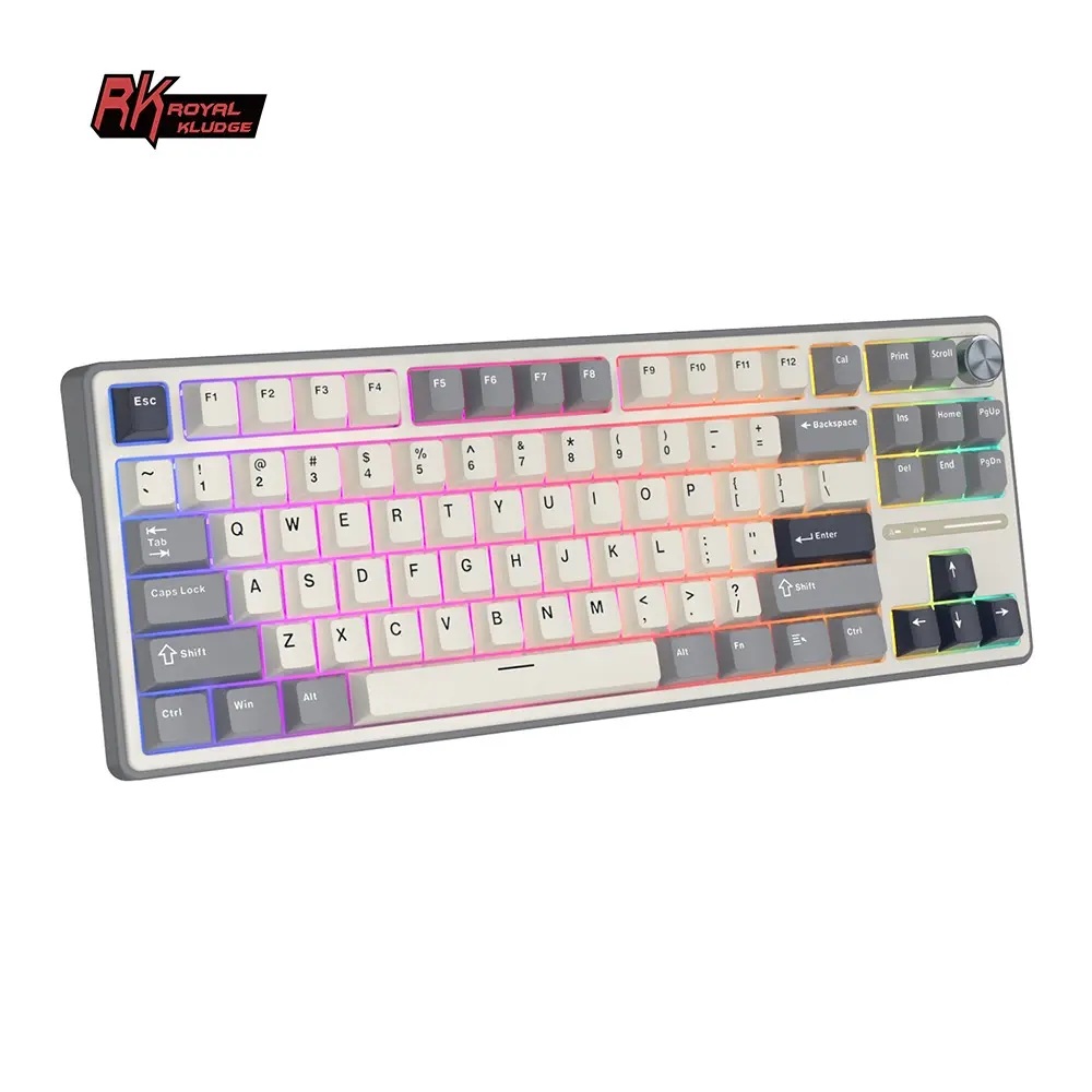 Teclado Gamer Royal Kludge R87 Pro Grey 2