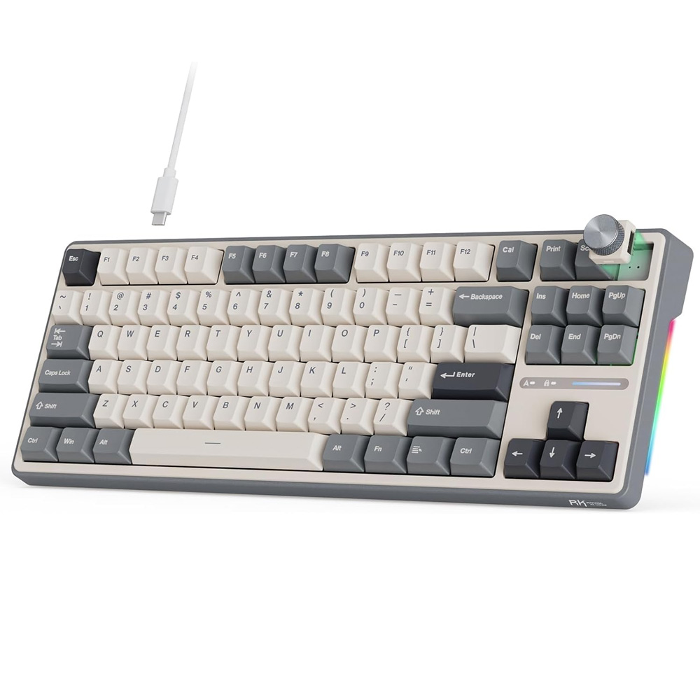 Teclado Gamer Royal Kludge R87 Pro Grey 1
