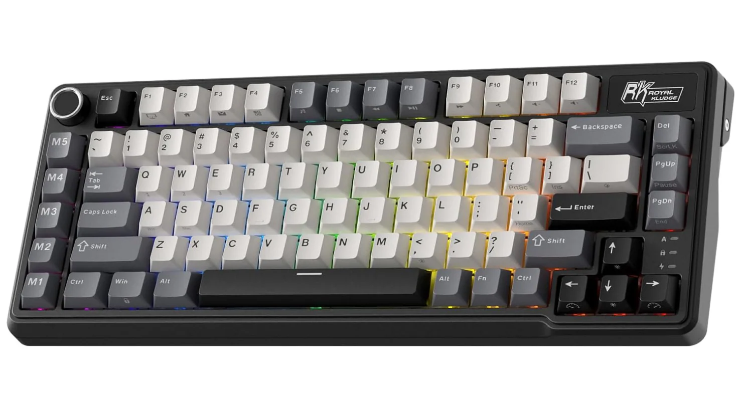 Teclado Gamer Royal Kludge RK L75 Knight Black ESP 2