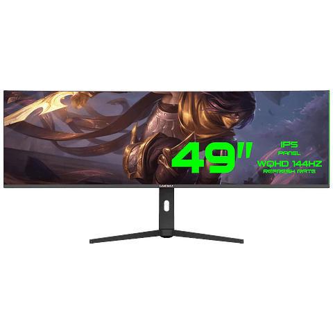 Monitor Gamer GameMax 49" 144HZ IPS