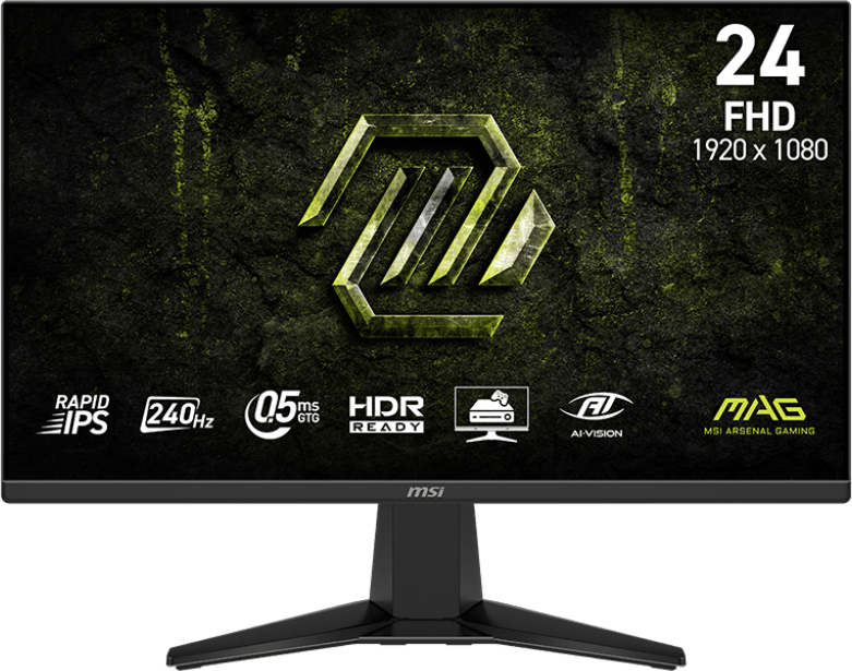 Monitor Gamer MSI MAG24F X24 240hz 0.5ms 1