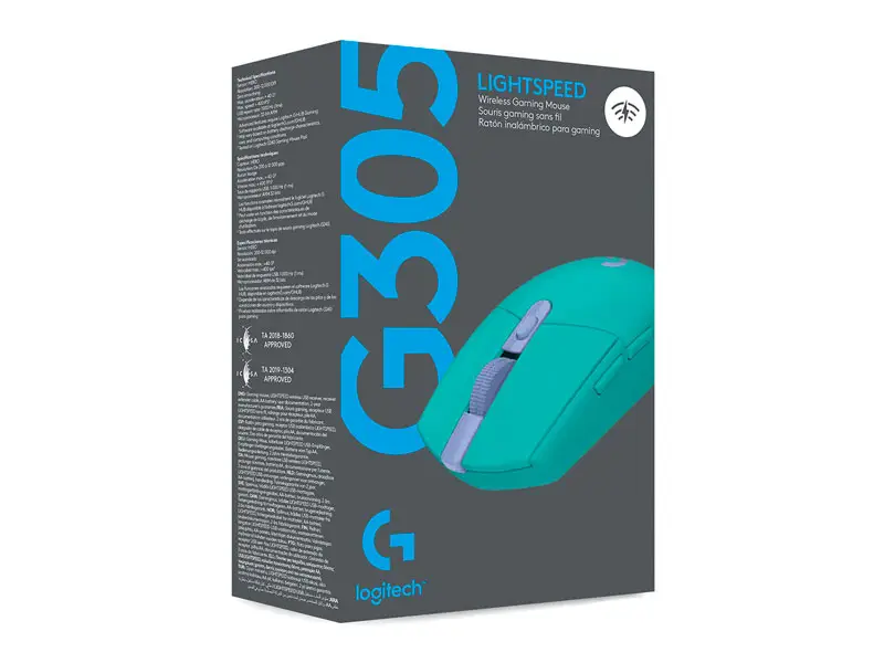 Mouse Gamer Logitech G305 Menta 3