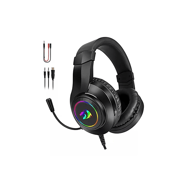 Audífono Gamer Redragon HYLAS Black 3