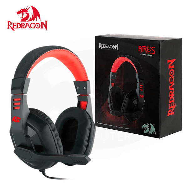 Audífono Gamer Redragon Ares Black 3