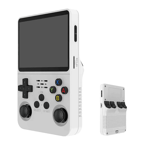 Consola Portátil R36S Arcade Variedades - Blanco