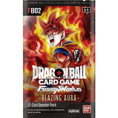 Cartas Dragon Ball Super FW Blazing Aura Booster