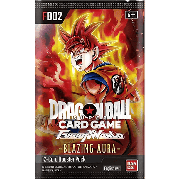 Cartas Dragon Ball Super FW Blazing Aura Booster
