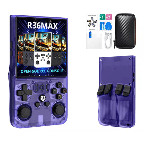 Consola Portatil R36 Max - Morado