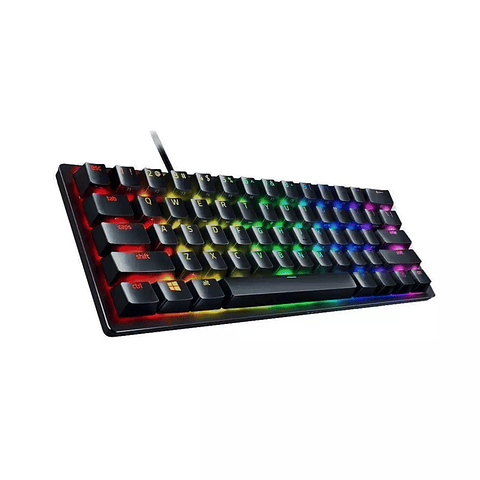 Teclado Gamer Razer HUNTSMAN Mini Black sw Purple Optico