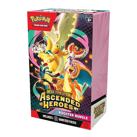 [PRE-VENTA] Cartas Pokémon Mega Evolution - Ascended Heroes Booster Bundle English