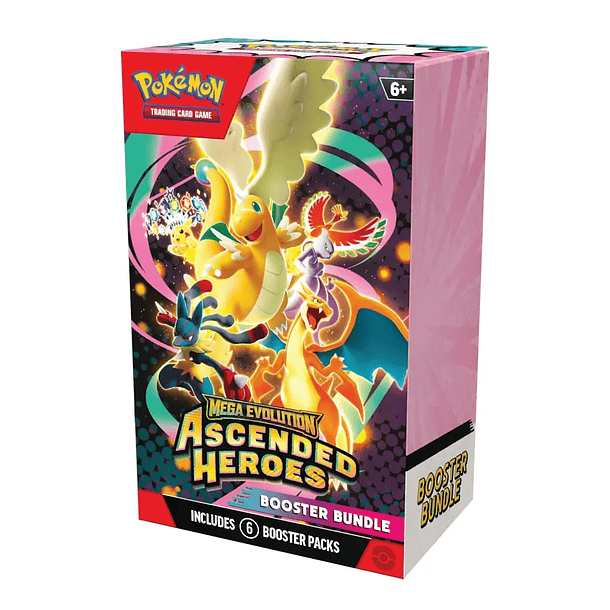 [PRE-VENTA] Cartas Pokémon Mega Evolution - Ascended Heroes Booster Bundle English 1