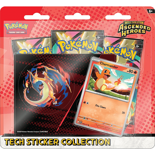 [PRE-VENTA] Cartas Pokémon Mega Evolution - Ascended Heroes Tech Sticker Collection English 1