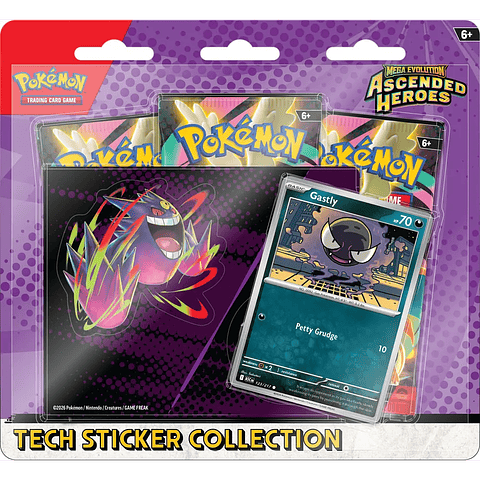 [PRE-VENTA] Cartas Pokémon Mega Evolution - Ascended Heroes Tech Sticker Collection Español
