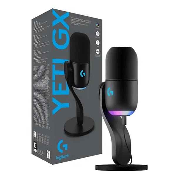 Micrófono Logitech YETI GX Negro 2