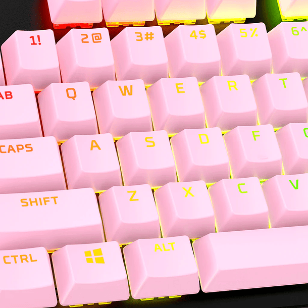 Accesorio HyperX Set Keycaps PBT Pink 3
