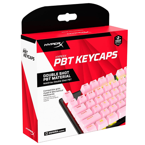 Accesorio HyperX Set Keycaps PBT Pink