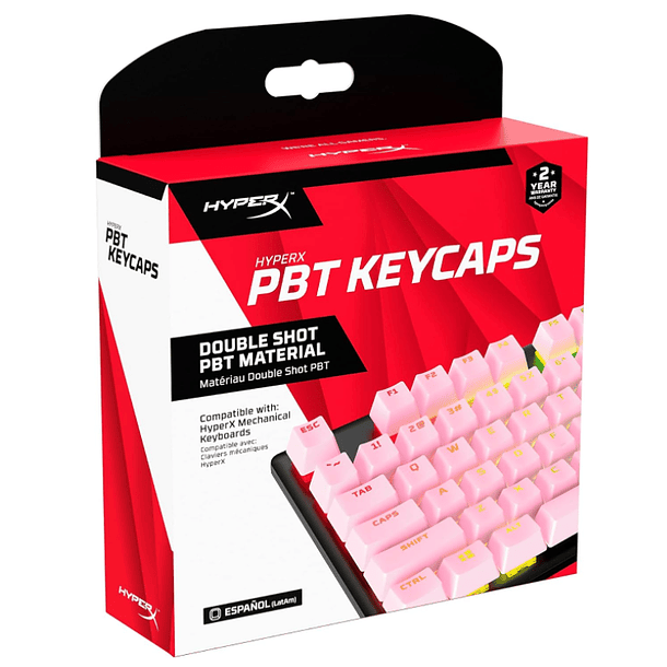 Accesorio HyperX Set Keycaps PBT Pink 1