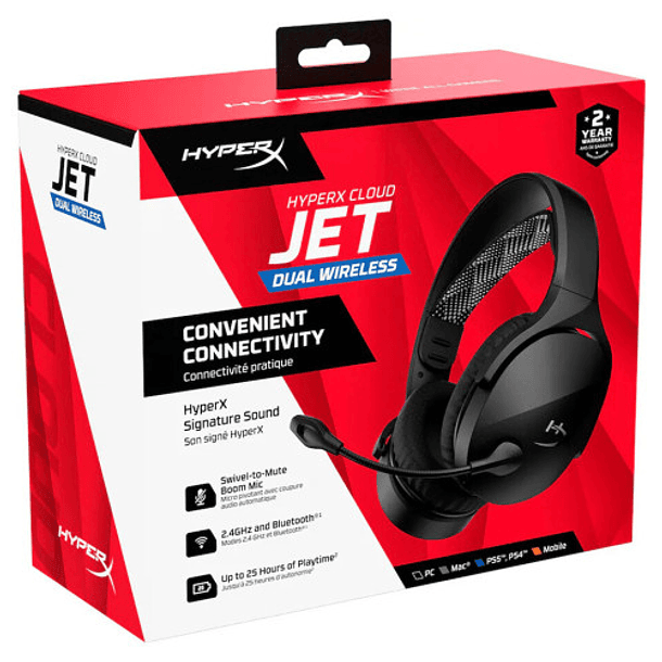 Audífono Gamer HyperX Cloud JET Wireless 2